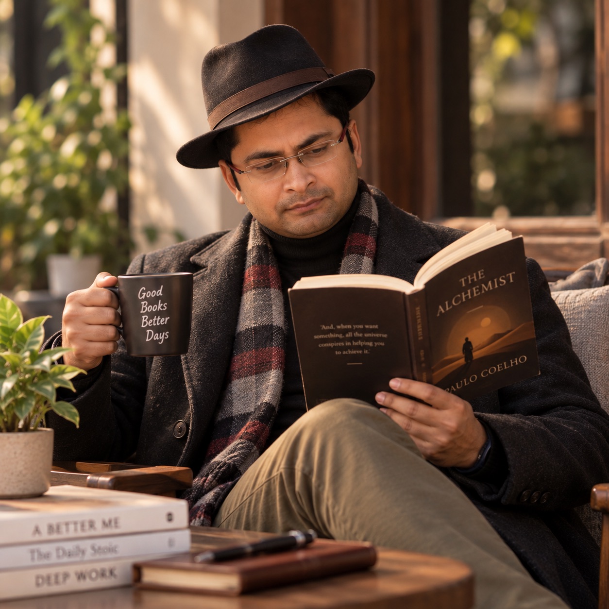 A quiet reading moment